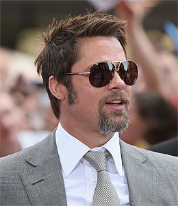 Getty Images brad pitt picks pals to baby-sit