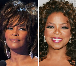 Getty Images/Extra composite Whitney Houston will sit down with Oprah Winfrey