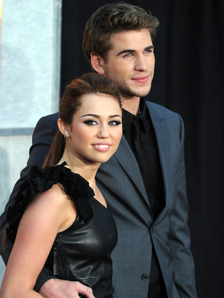 Getty Images miley cyrus and liam hemsworth