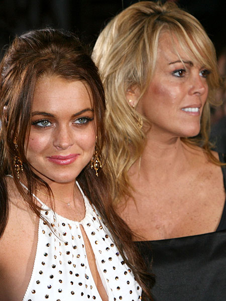 Getty Images Lindsay Lohan and Dina Lohan