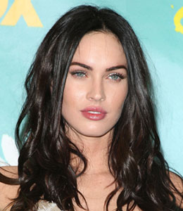 Getty Images Megan Fox is comfortable kissing girls onscreen