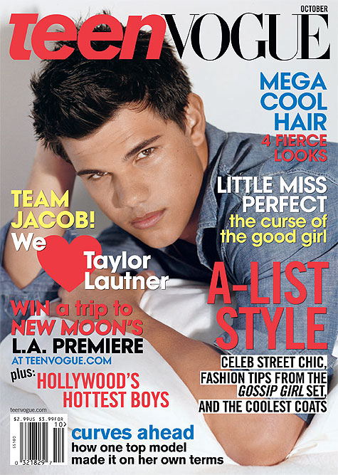 Teen Vogue taylor lautner talks twilight