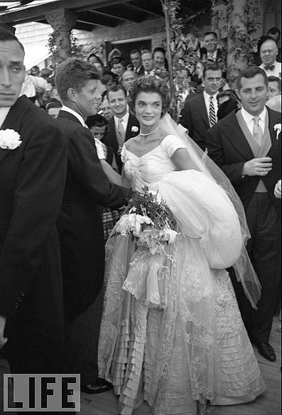 Lisa Larsen/Time & Life Pictures jackie o kennedy wedding day