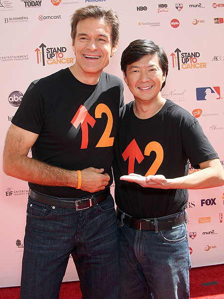 Getty Images dr. mehmet oz and ken jeong
