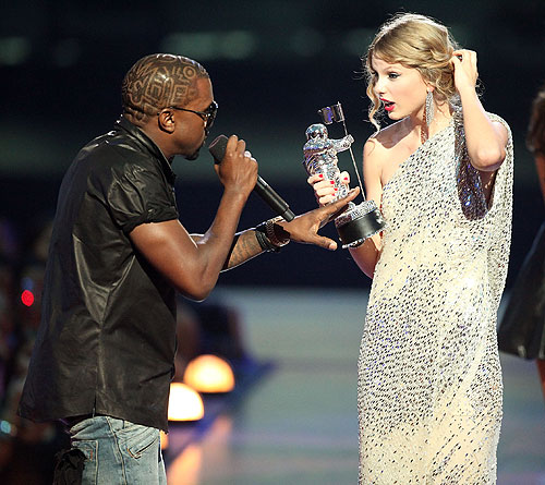 Getty Images kanye west vmas staged