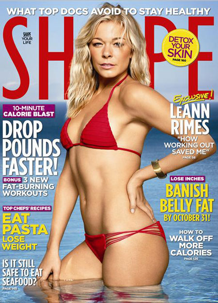Shape Magazine leann rimes shape