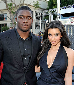Getty Images kim kardashian reggie bush reconcile