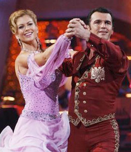 ABC Kathy Ireland and pro partner Tony Dovolani said goodbye to Dancing with the Stars