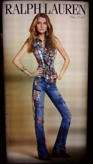 Blog and Ralph Lauren Fight over Skinny Model Ad