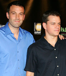 Getty Images Pals Matt Damon and Ben Affleck are Related