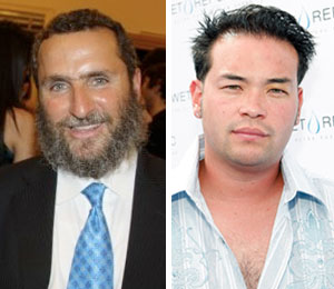 Getty Images/Extra composite Rabbi Shmuley and Jon Gosselin debate fame