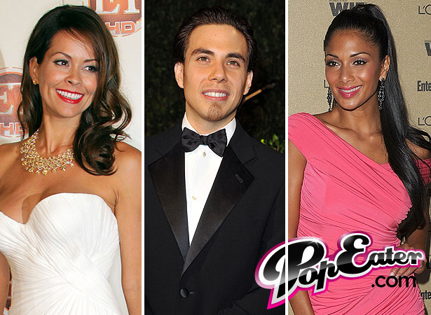Getty Images brooke burke apollo ohno and nicole scherzinger