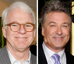 Getty Images/Extra composite Steve Martin and Alec Baldwin to host Oscars