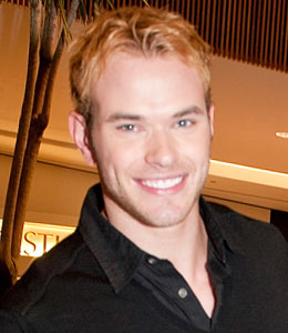 Getty Images Kellan Lutz tells a story about being confront by a fan while he was naked