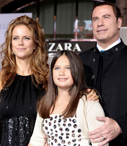 Getty Images The Travolta family thank fans at Florida fundraiser