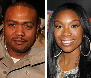 Getty Images/Extra composite Timbaland reintroduces Brandy to the spotlight