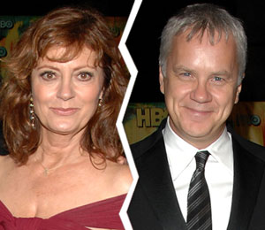 Getty Images/Extra composite Susan Sarandon and Tim Robbins call it quits