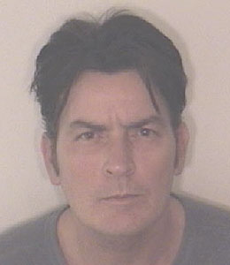 spen Police Department Charlie Sheen spends Christmas in jail