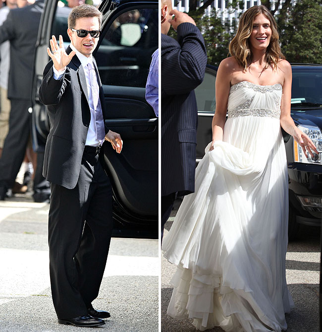 Fame Photo/Extra Composite mark wahlberg ties the knot