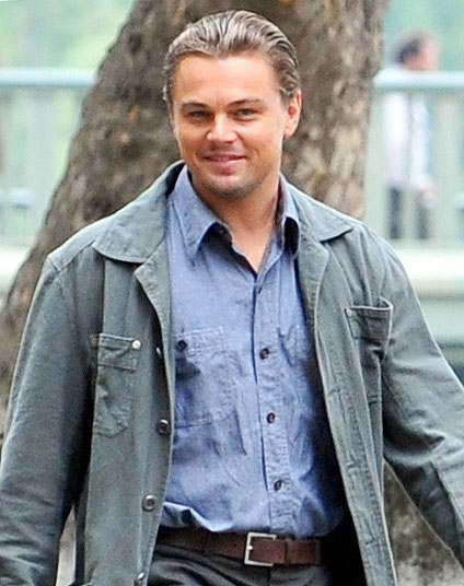 X17 Online leonardo dicaprio on the set of inception in paris