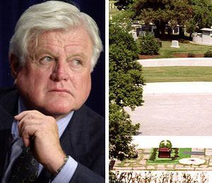 Getty Images/Extra Composite ted kennedy to be buried at arlington