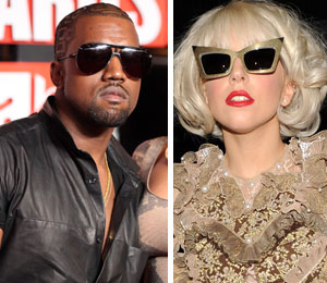 Getty Images lady gaga kanye west