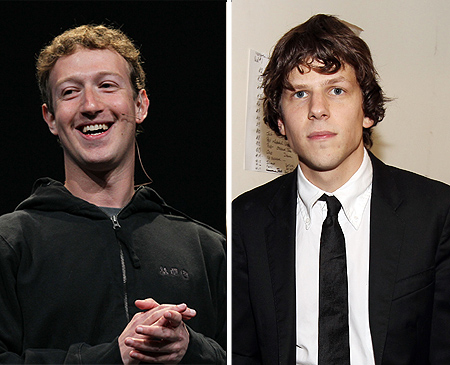 Getty Images mark zuckerberg and jesse eisenberg