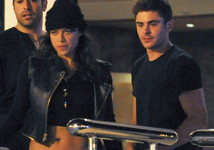 Video! Zac Efron and Michelle Rodriguez's Hot Makeout Session in Ibiza
