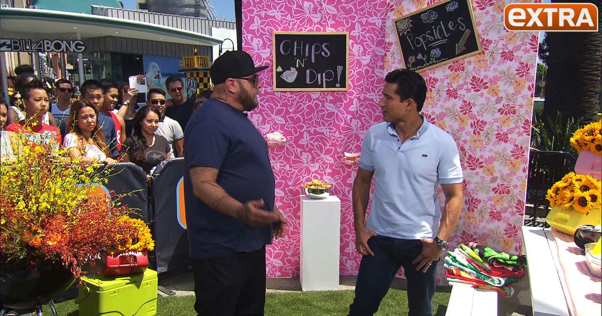 The Flaming Florist Shows Mario Lopez How to Throw a Party