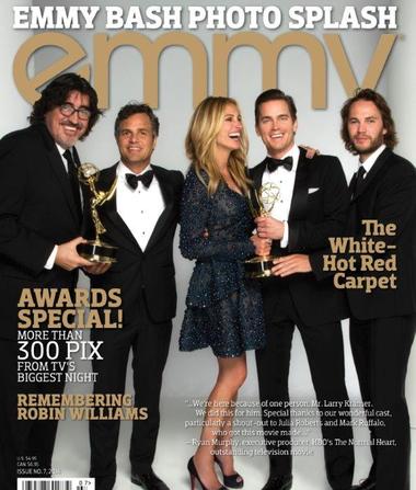 Look! Julia Roberts and 'The Normal Heart' Cast on Emmy Magazine