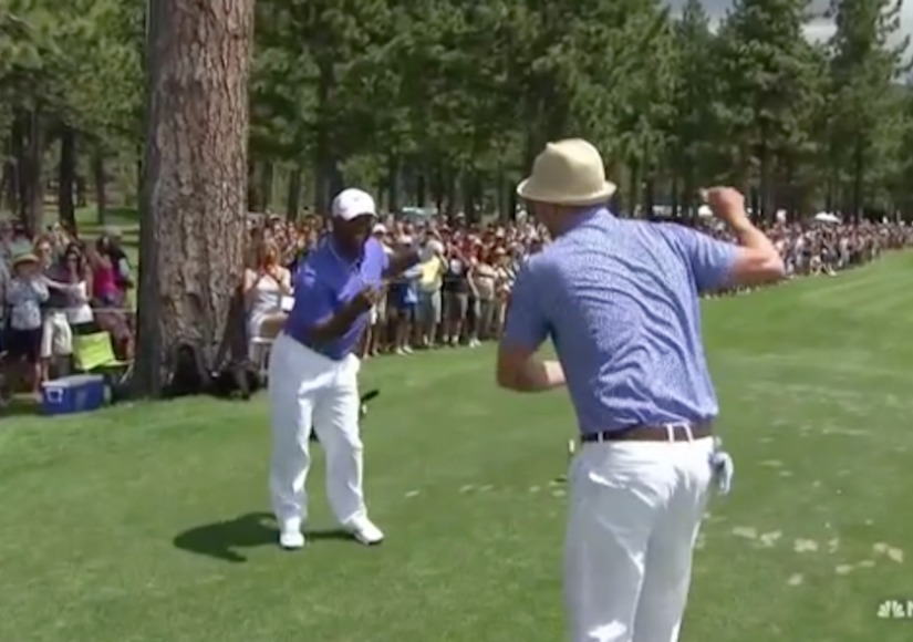 FRESH PRINCES Justin Timberlake and Alfonso Ribeiro Do 'the Carlton