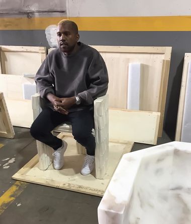 Kanye West Resurfaces with Blond Hair After Hospitalization