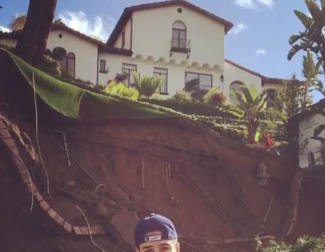 Mario Lopez's Los Angeles Home Faces Rain Catastrophe