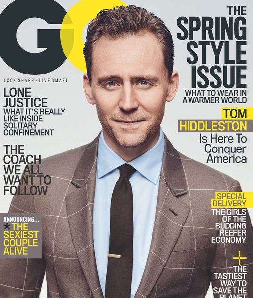 Tom Hiddleston GQ Cover