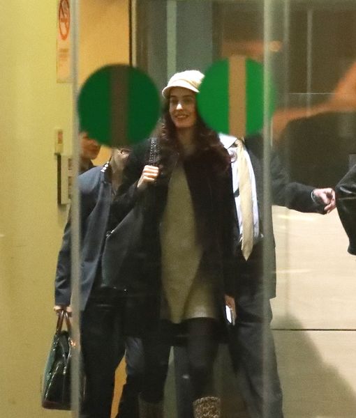 Amal Clooney baby bump Barcelona feb1 2017 EXCL MEGA15447_010