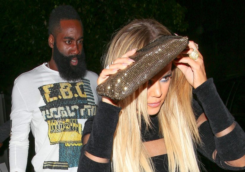 James Harden and Khloe Kardashian