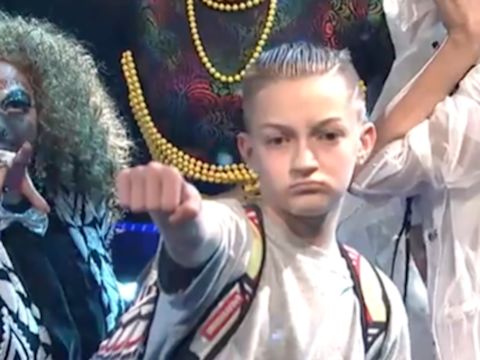 Meet Katy Perry's 'Swish Swish' Backpack Kid