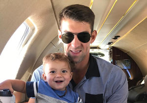 Pics! Michael Phelps&rsquo; Son Boomer Is So Big and So Adorable