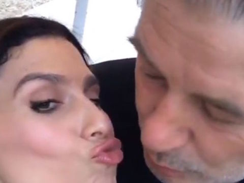 Pucker Up! Hilaria Baldwin Instagrams Makeout Sesh with Alec