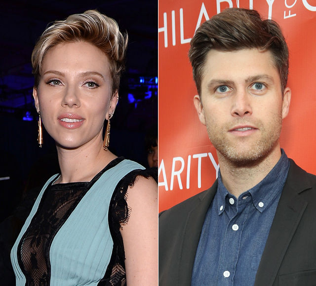 Scarlett Johansson and Colin Jost are back on Scarlett Johansson and Colin Jost are back on
