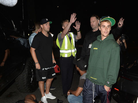 Video! Justin Bieber Accidentally Runs Over a Paparazzo Outside Church