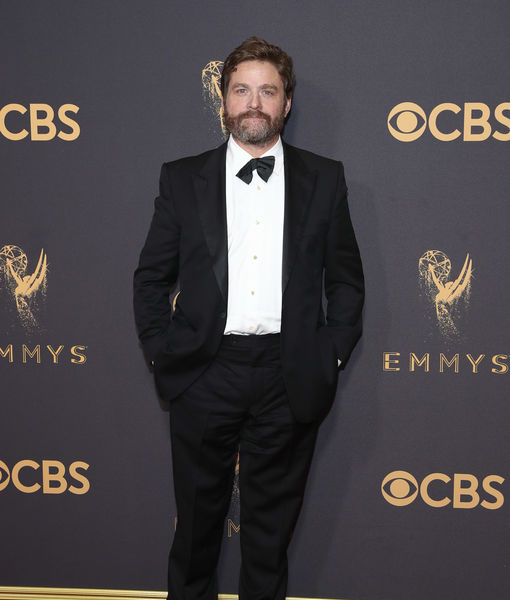 Zach Galifianakis Shows Off Weight Loss At Emmy Awards 2017 Zach Galifianakis Shows Off Weight Loss At Emmy Awards 2017