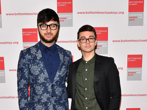 Christian Siriano & Brad Walsh Split