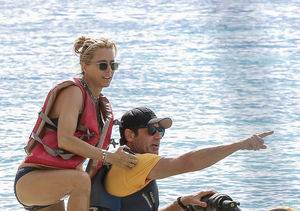Friendly Exes! David Duchovny & T&eacute;a Leoni Vacation Together in Barbados