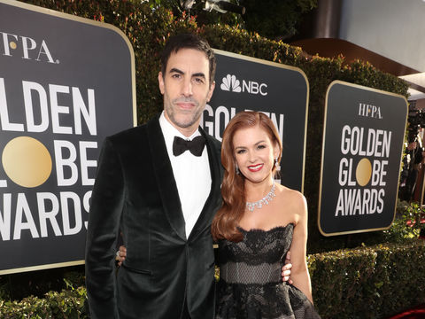 Isla Fisher Drips in More Than $5.5M in Diamonds at the Golden Globes