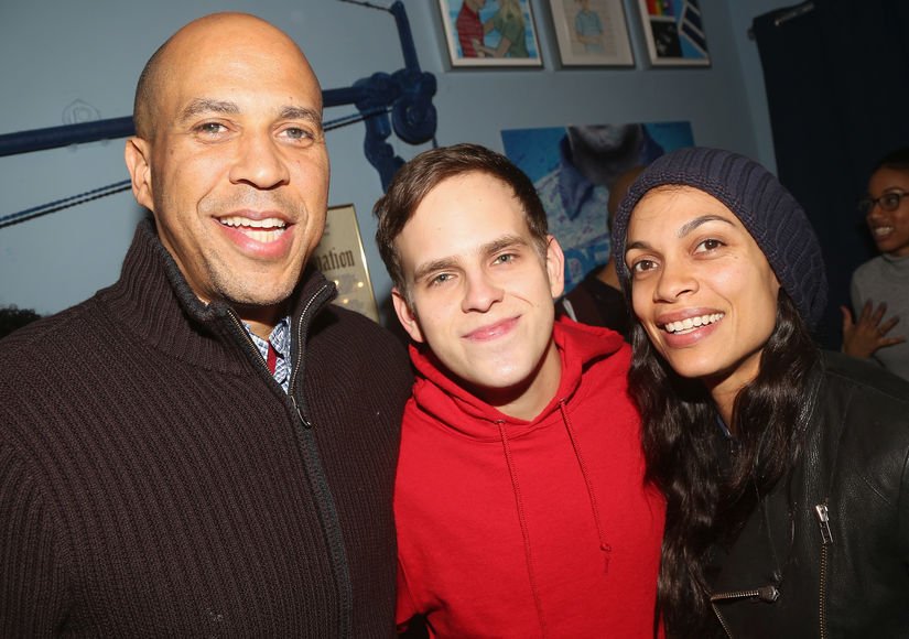 rosario-dawson-cory-booker-getty