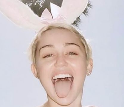 Miley Goes Topless in Flurry of Easter Posts