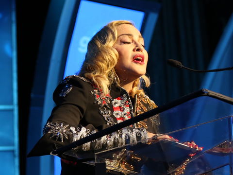 Madonna on Crying at the GLAAD Awards
