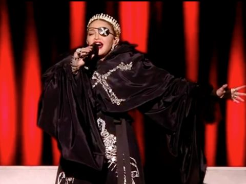 Madonna's Eurovision Performance Ends with Surprise Political Message
