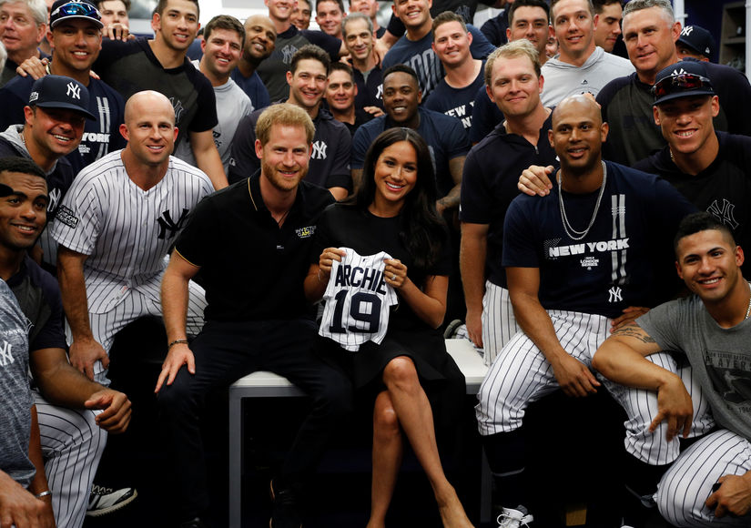 meghan-markle-prince-harry-yankees-getty